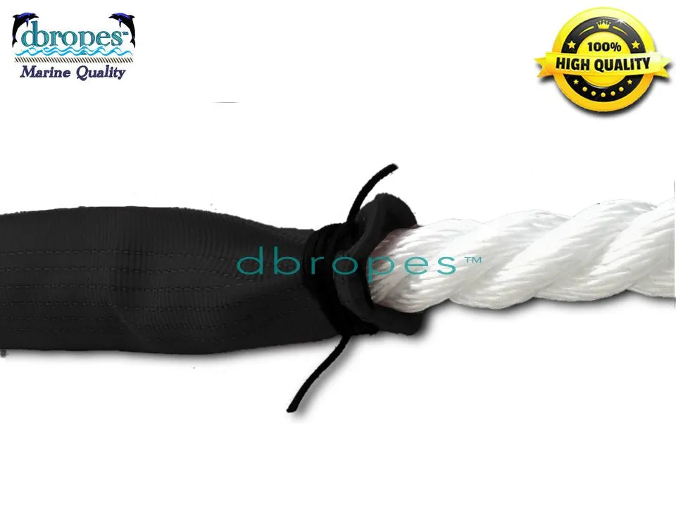 2 pack 12" Chafe Guards Heavy Nylon up 3/4" rope..