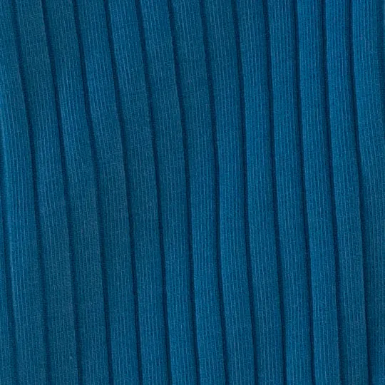 classic panda pant | opal blue | organic cotton wide rib