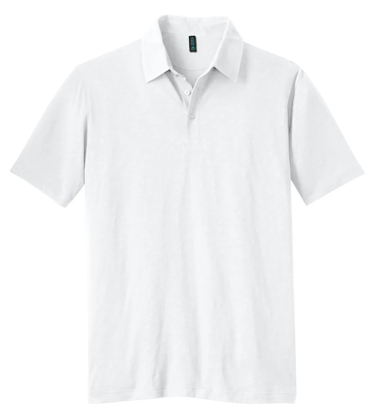 District Made Men's Slub Polo. DM350