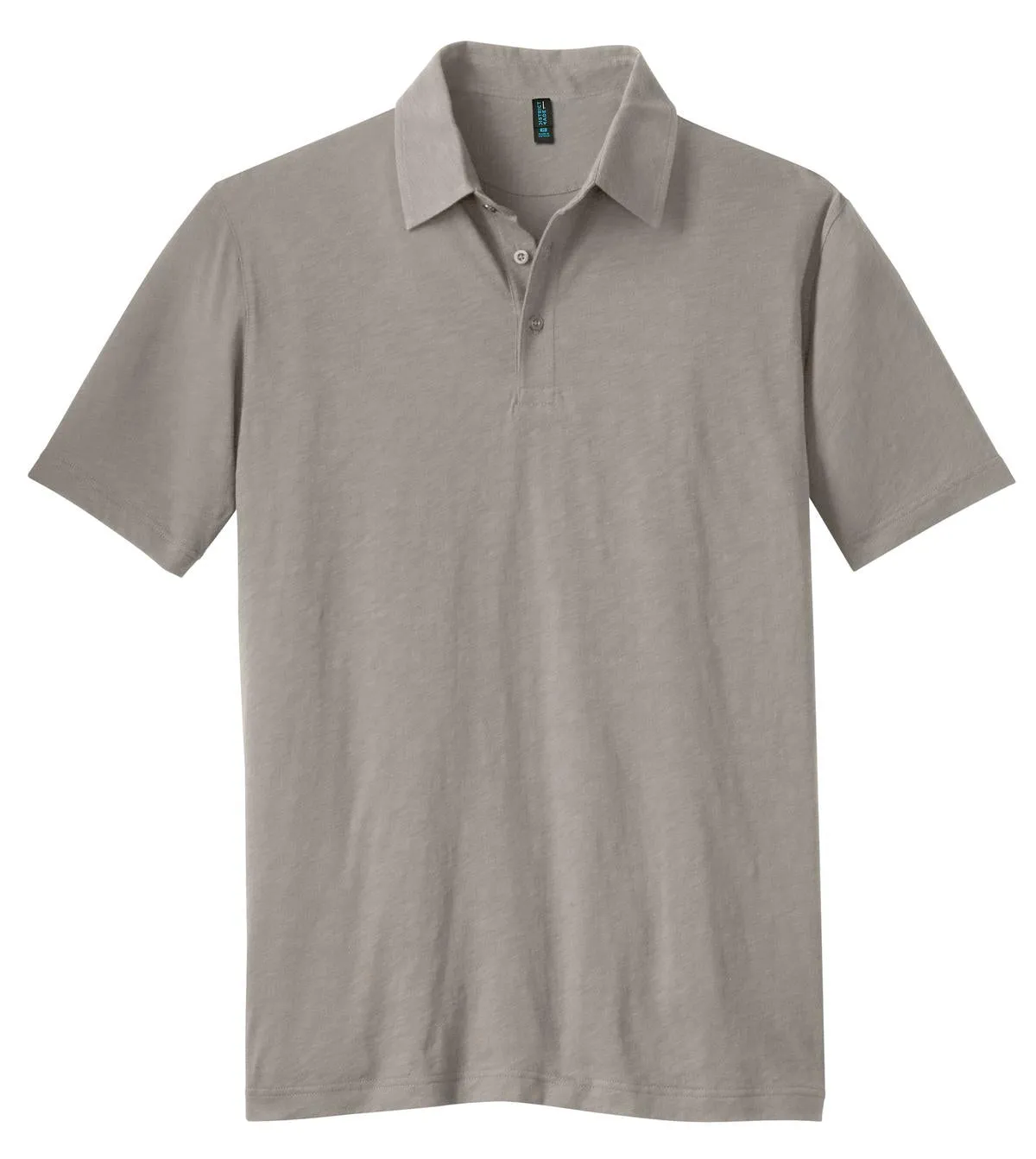 District Made Men's Slub Polo. DM350