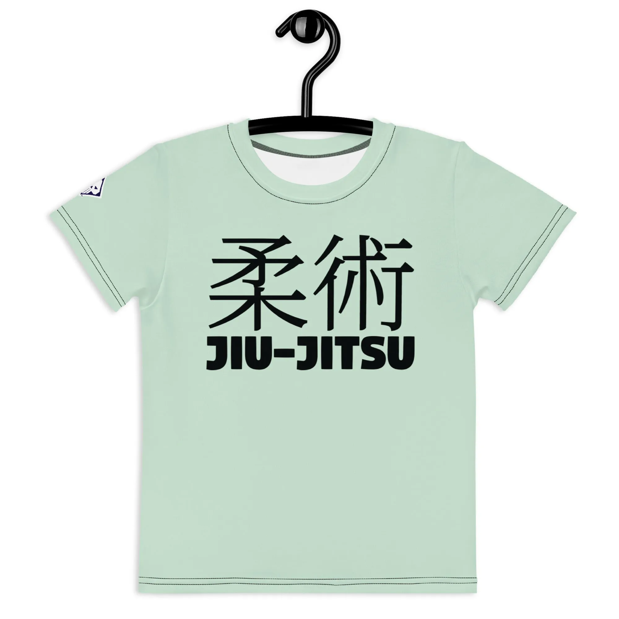 Dynamic Movement: Girl's Short Sleeve Classic Jiu-Jitsu Rash Guard - Surf Crest Alt