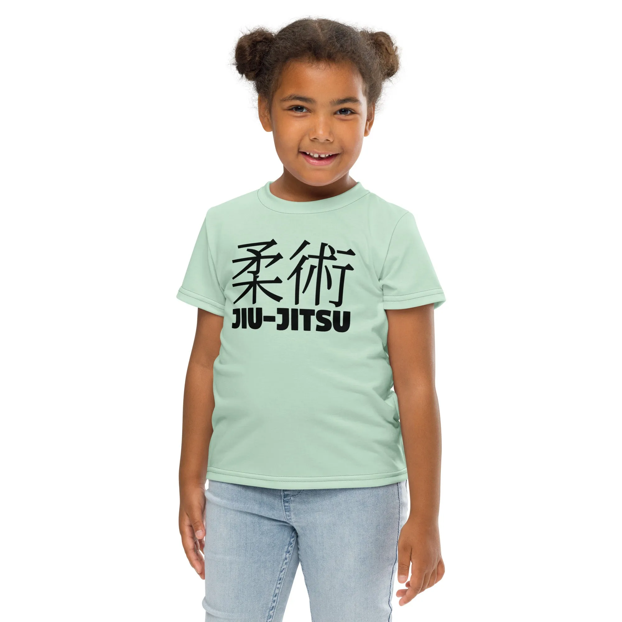 Dynamic Movement: Girl's Short Sleeve Classic Jiu-Jitsu Rash Guard - Surf Crest Alt