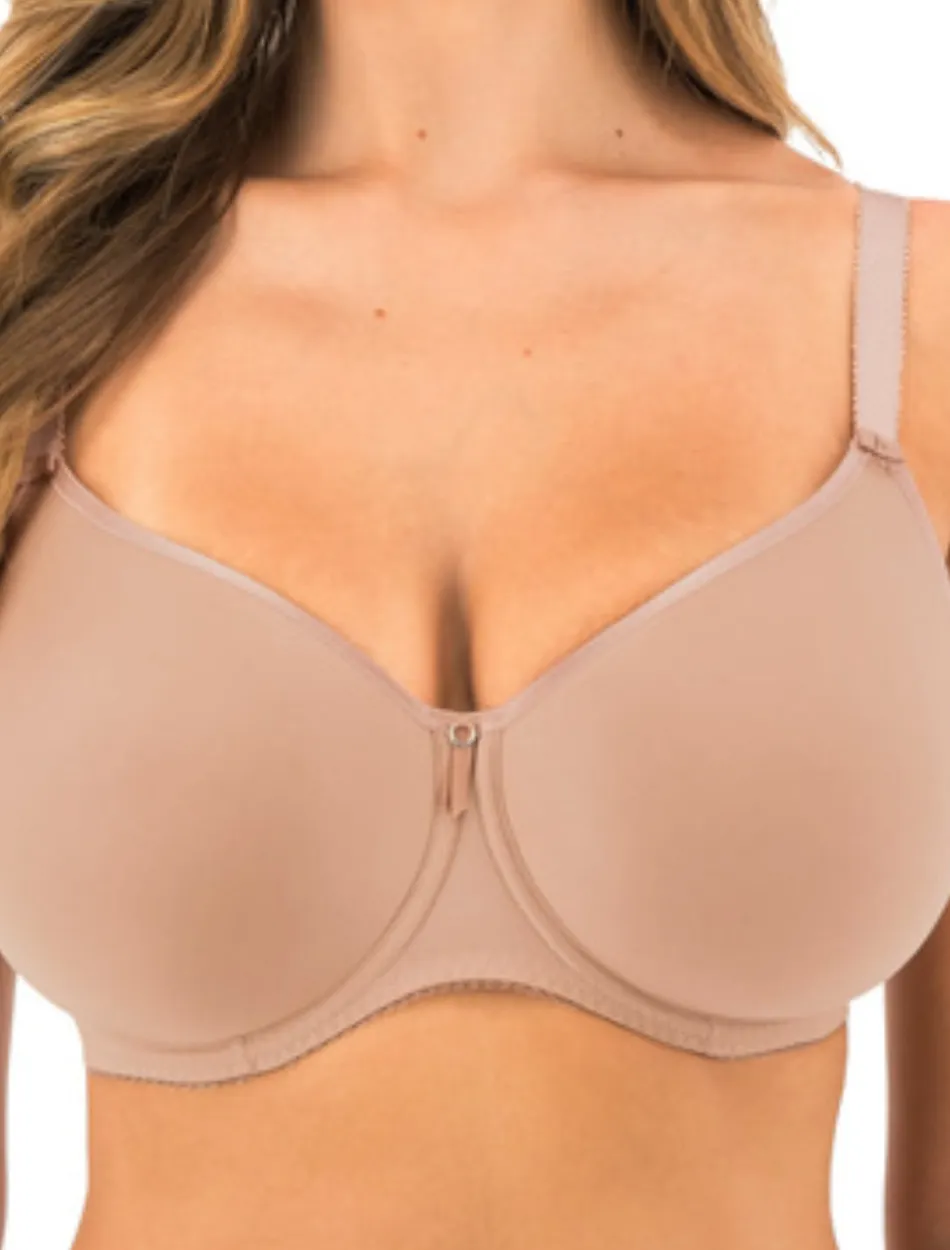 Fantasie Rebecca Essentials Underwire Moulded Bra, Cafe Au Lait | Cafe Au Lait Molded Bra | Cafe Au Lait T-Shirt Bra | Cafe Au Lait Fantasie Bra