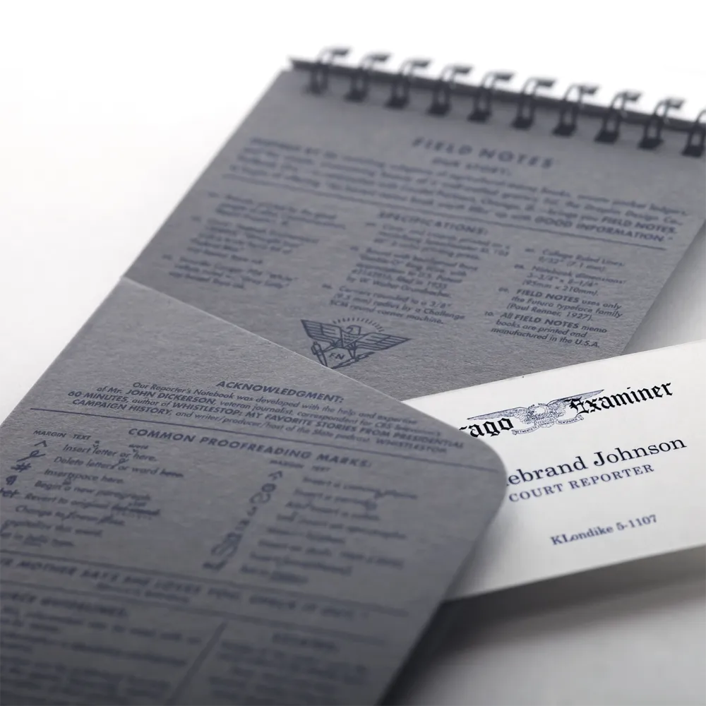 Front Page Reporter's Notebook 2-Pack by Field Notes