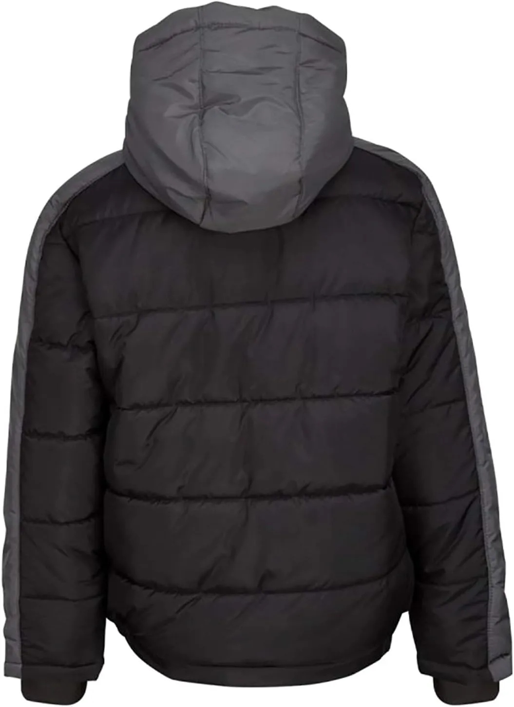 Jordan Boys Youth Jumpman Puffer Layered Look Zip Hoodie Jacket