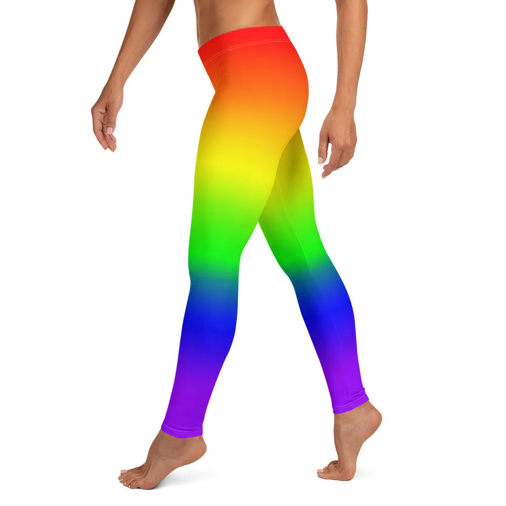 LGBTQ Pride Women's Leggings Yoga Pants - Ombre
