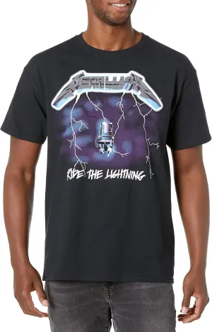 Metallica Unisex-Adult Standard Ride The Lightning T-Shirt