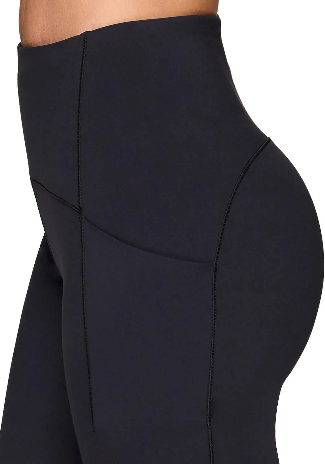 RBX Women's Squat Proof 7/8 Legging with Pockets, Quick Dry Running Leggings with Curved High Rise Waistband with Plus Sizes