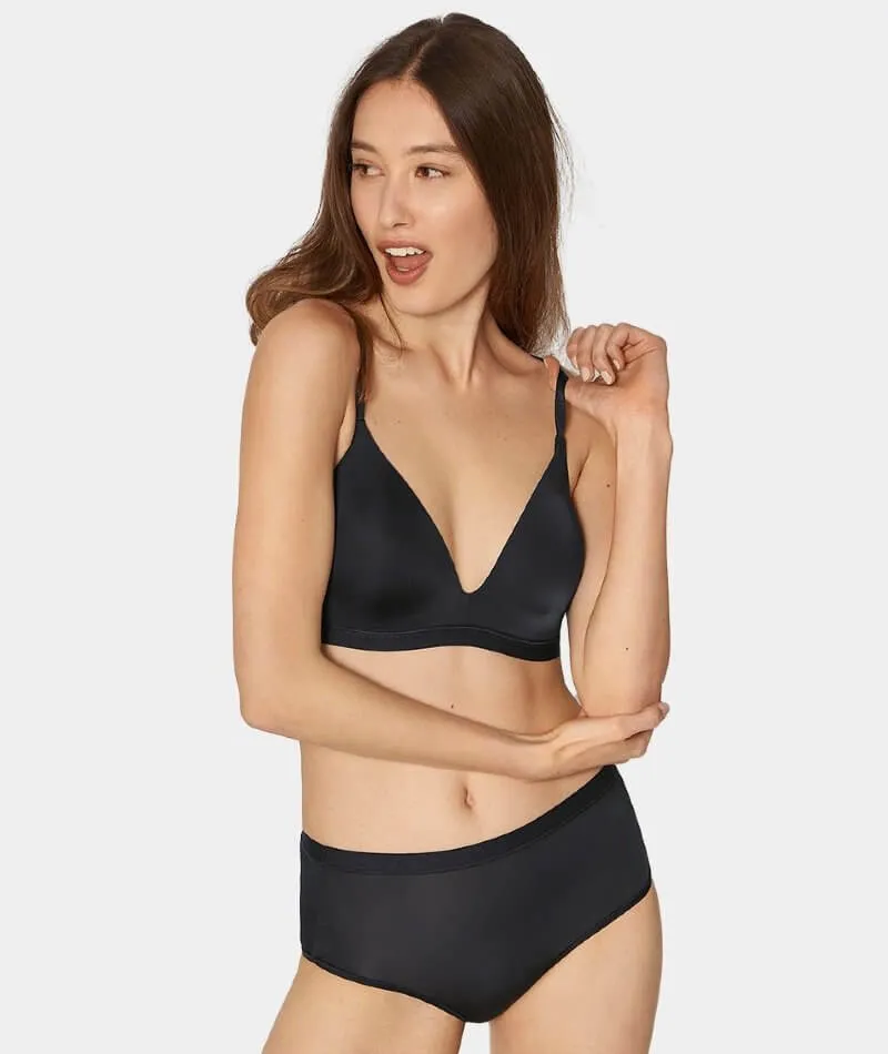 Sloggi WOW Comfort 2.0 Push-up Wire-free Bra - Black