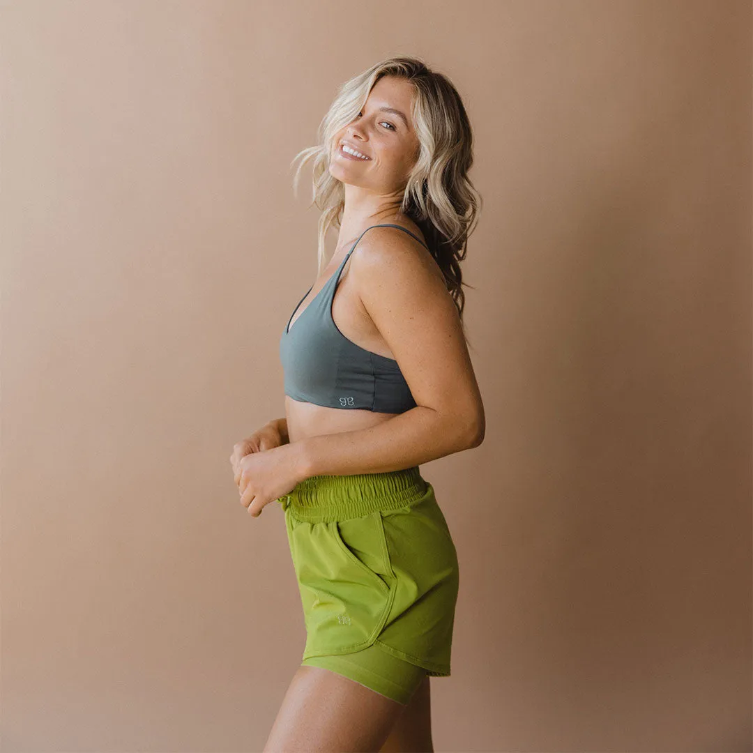 Snap Pea Lunge Shorts