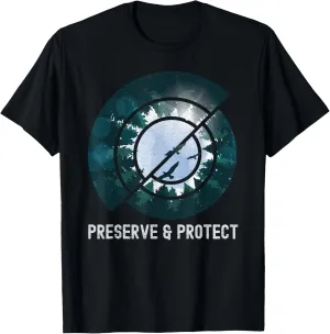 Wildlife Nature Preserve & Protect Bird Forest Conservation T-Shirt